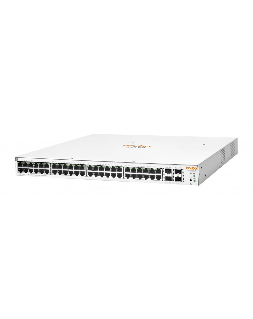 Le Switch Aruba Instant On 1930 48G 370W (modèle JL686A) est un switch géré conçu pour les réseaux professionnels modernes. Il offre 48 ports Gigabit Ethernet, une alimentation PoE+ de 370W, et est idéal pour connecter des appareils tels que des caméras de sécurité, des points d’accès Wi-Fi, et des téléphones IP tout en garantissant une haute disponibilité et des performances optimales.